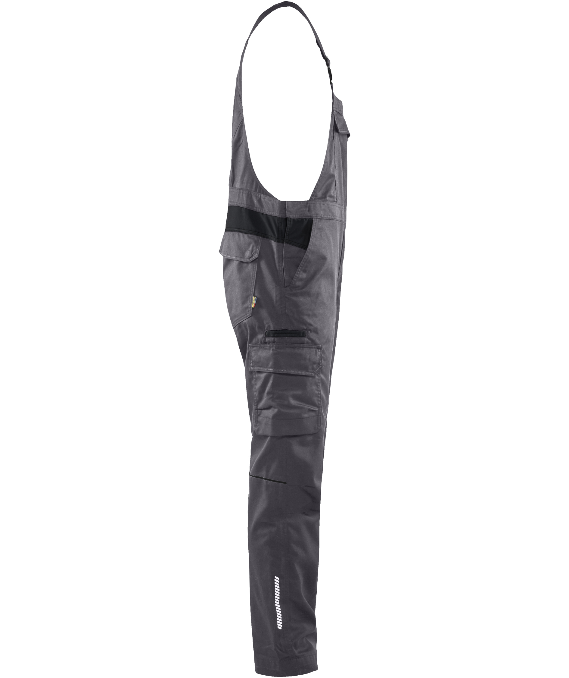 Bl&aring;kl&auml;der arbejdsoveralls, Mellemgr&aring;/sort, large image number 2