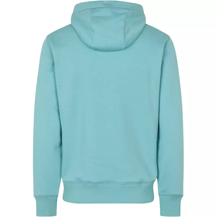 ID Core hoodie med dragkedja, Dusty Aqua, large image number 1