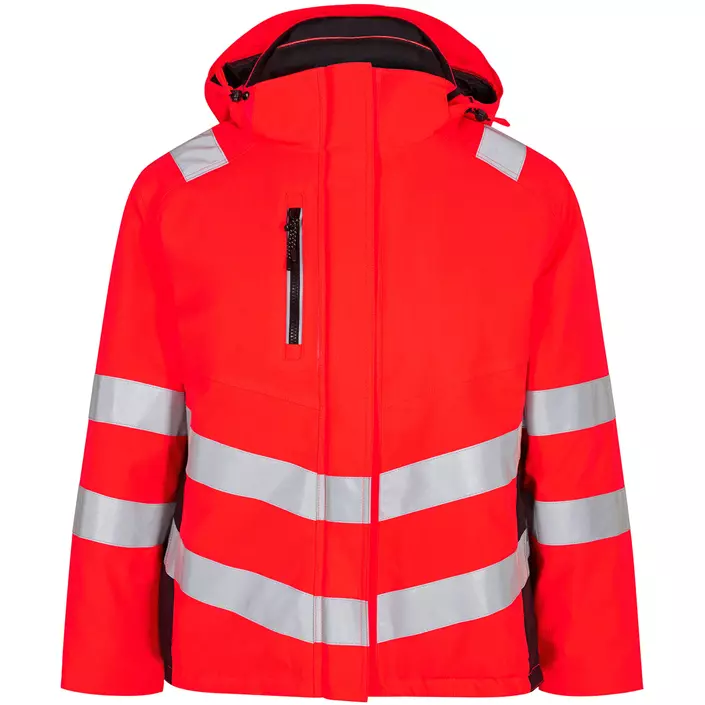 Engel Safety women's winter jacket, Hi-vis Red/Black, large image number 0