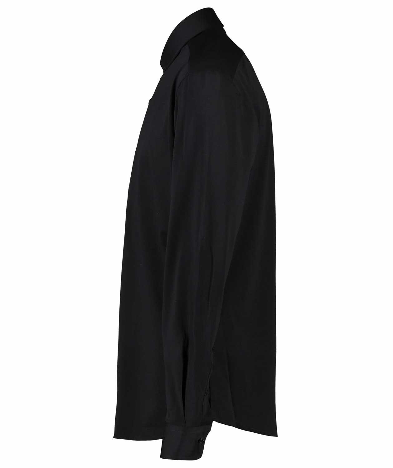 Seven Seas Modern fit Jerseyhemd, Schwarz, large image number 2