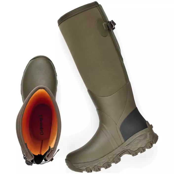 Gateway1 Woodwalker Lady 17" 4mm gummistøvler, Walnut, large image number 3