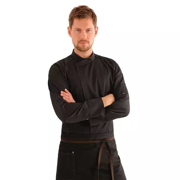 Kentaur unisex chefs-/serving jacket, Black, large image number 1