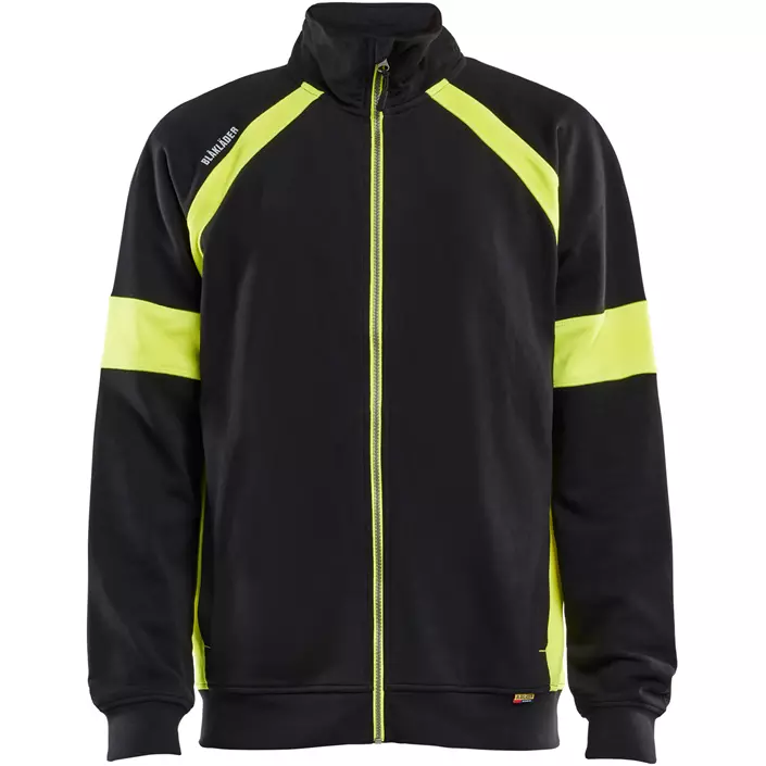 Blåkläder Cardigan, Schwarz/Hi-Vis Gelb, large image number 0