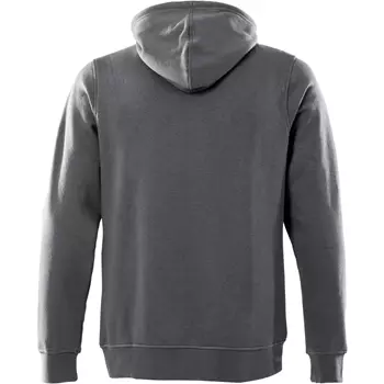 Fristads Acode sweatshirt jakke med hætte, Mørkegrå