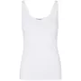Vero Moda VMMAXI MY SOFT linne dam, Bright White Vero Moda VMMAXI MY SOFT linne dam