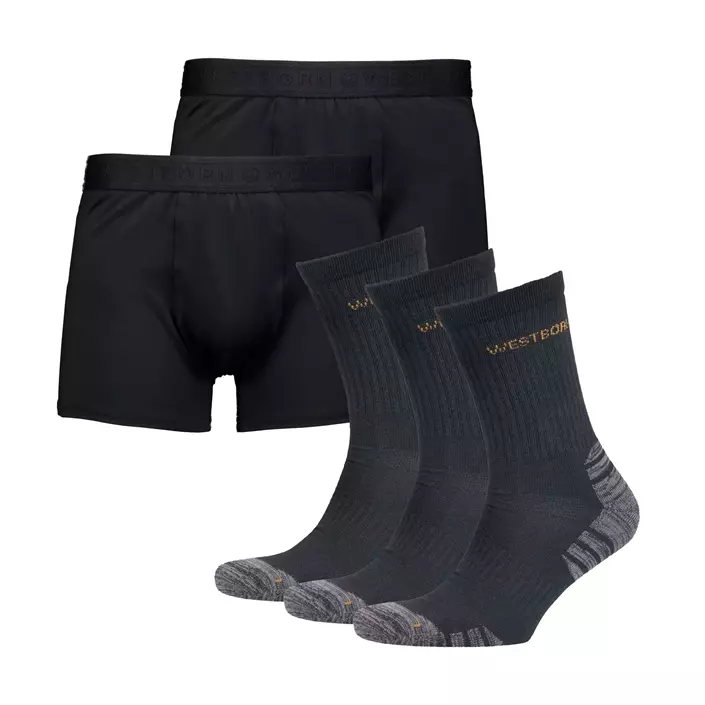 Westborn strømper og boxershorts, , large image number 0