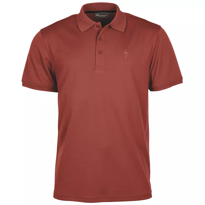 Pinewood  Ramsey polo T-shirt, Terracotta, large image number 0