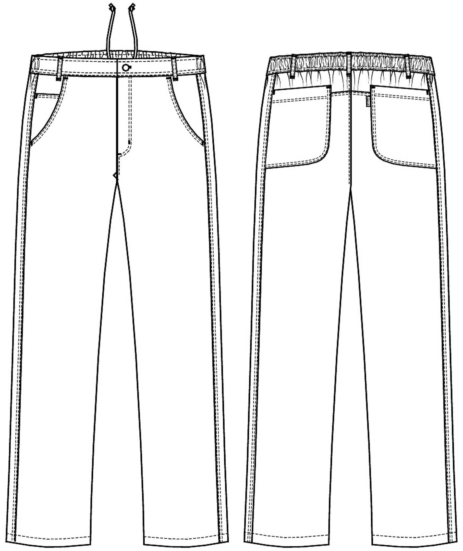 Kentaur  byxa med ekstra benl&auml;ng, Svart