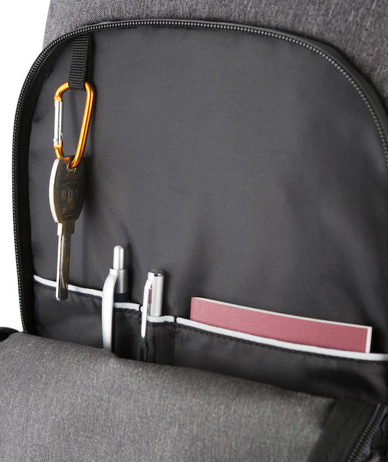 Clique City backpack 25L, Antracit Grey, Antracit Grey, large image number 4