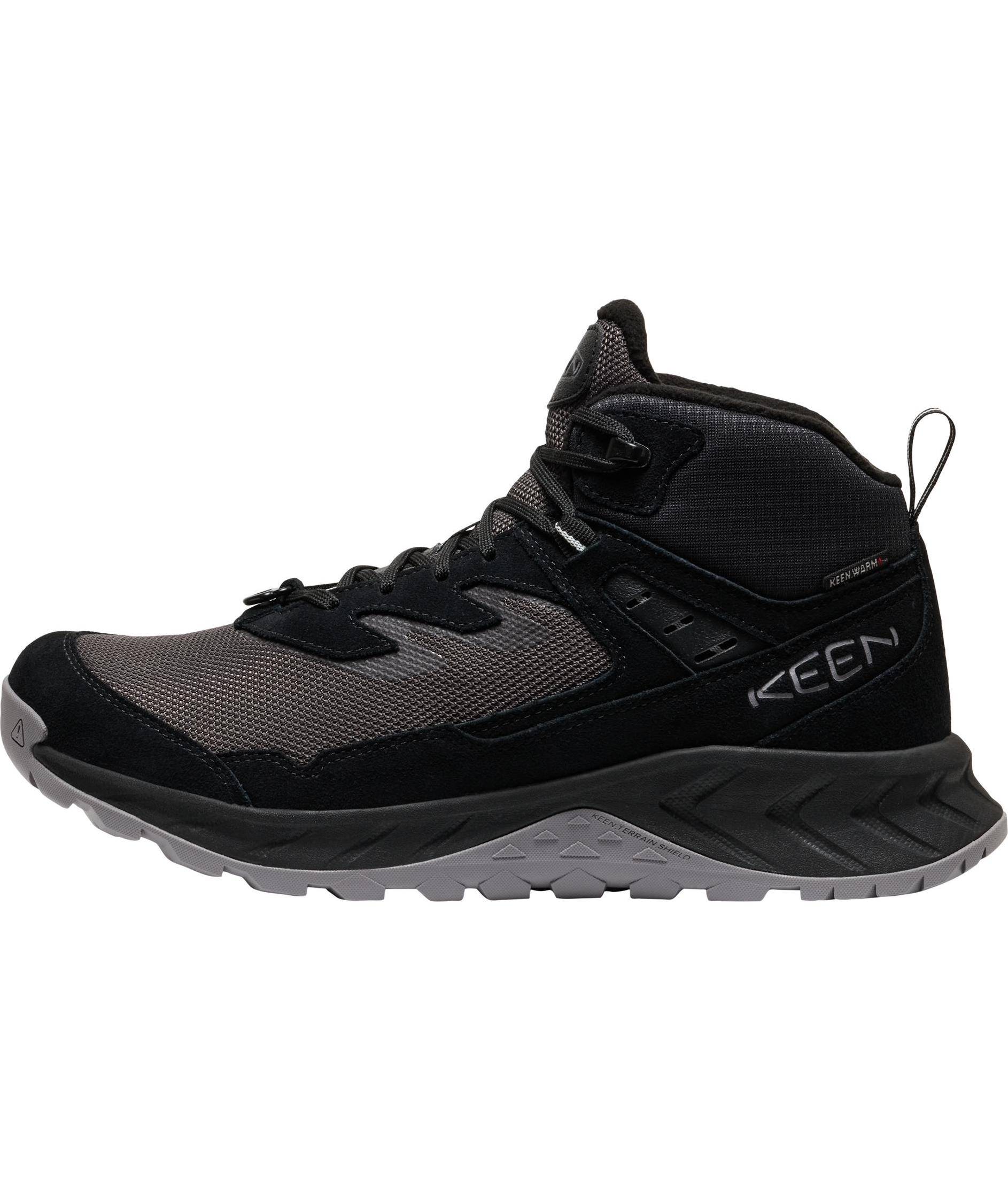 Keen Hightrail Mid Polar hiking boots, Black/Steel Grey