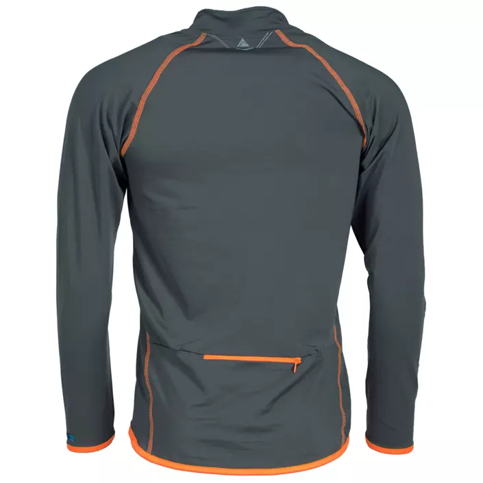 Pitch Stone winter running shirt, Antracit Grey, large image number 2