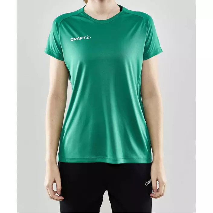 Craft Evolve dame T-skjorte, Team green, large image number 1