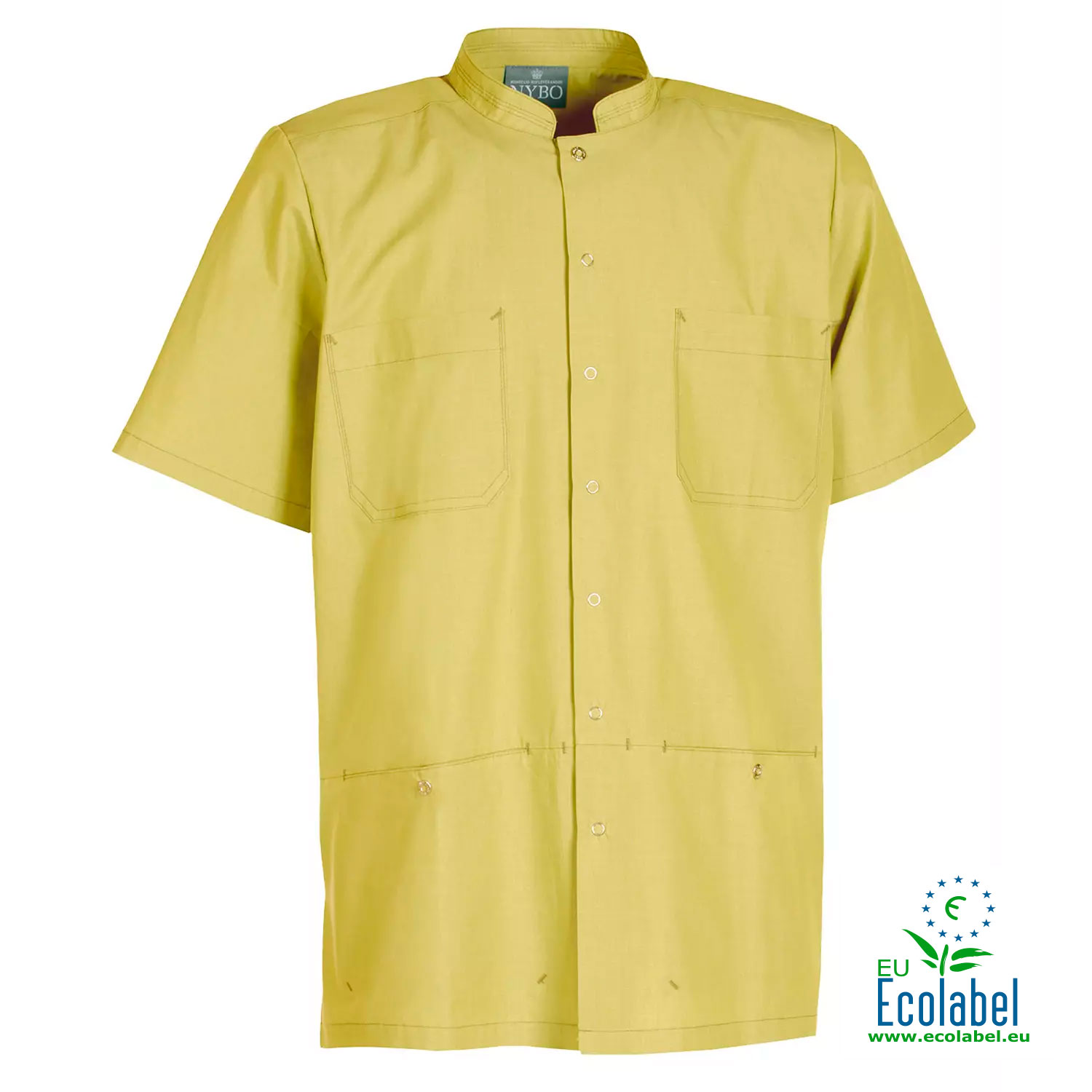 Nybo Workwear Nature short-sleeved shirt, Yellow