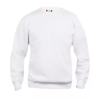 Clique Basic Roundneck Sweatshirt, Weiß