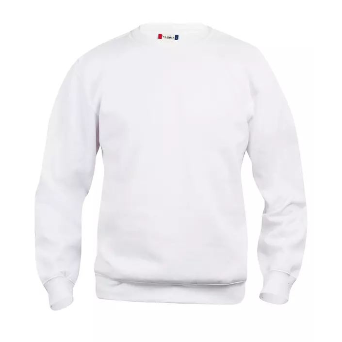 Clique Basic Roundneck sweatshirt, White, large image number 0
