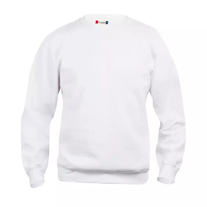 Clique Basic Roundneck trøje, Hvid, large image number 0