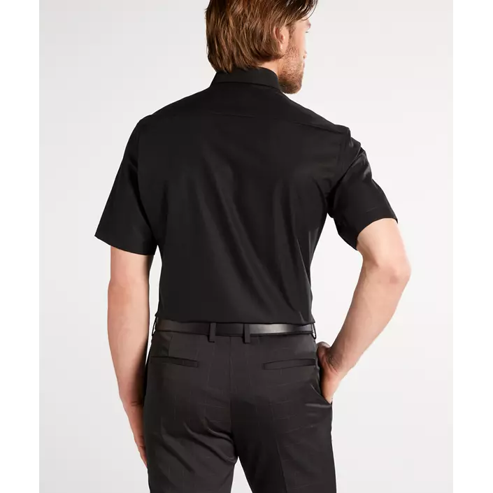 Eterna Modern fit short-sleeved Poplin shirt, Black, large image number 2