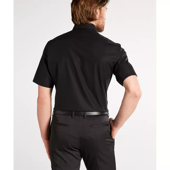 Eterna Modern fit Popeline kurzärmelige Hemd, Black, large image number 2