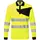 Portwest langærmet polo T-shirt, Hi-vis Gul/Sort, Hi-vis Gul/Sort, swatch