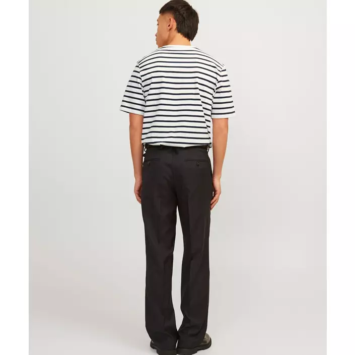 Jack & Jones JJEORGANIC Basic T-shirt, Cloud Dancer/Navy Blazer, large image number 2