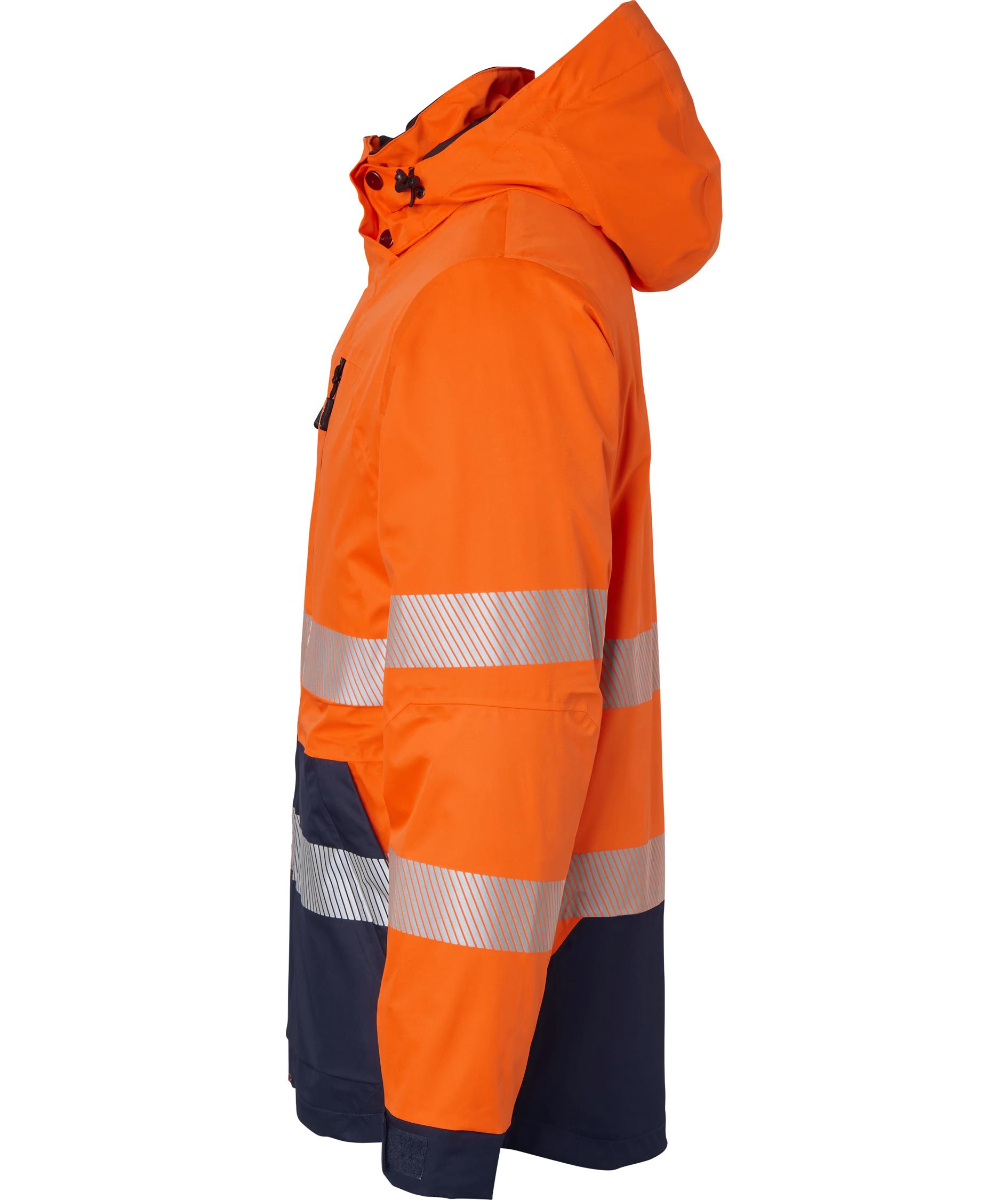 Top Swede 3-i-1 Winterjacke 127, Hi-Vis Orange/Navy, large image number 3