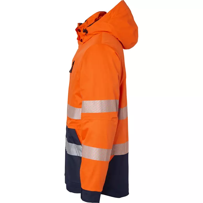 Top Swede 3-in-1 winter jacket 127, Hi-Vis Orange/Navy, large image number 3