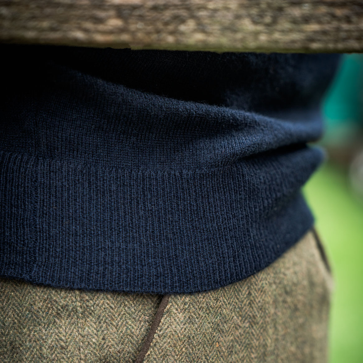 Seeland Pine stickad tr&ouml;ja med merinoull, Dark Sapphire, large image number 7