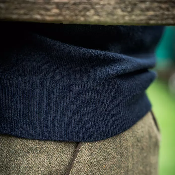 Seeland Pine stickad tröja med merinoull, Dark Sapphire, large image number 7