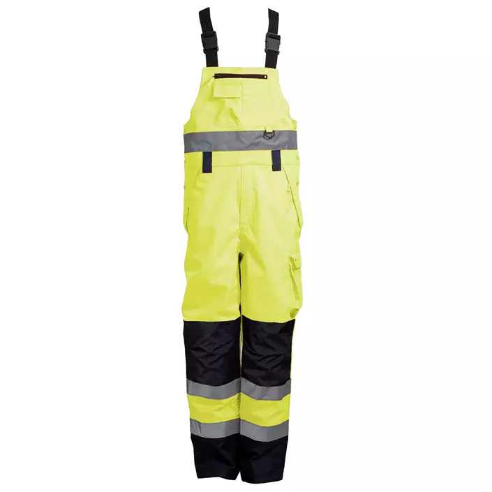 ELKA Securetech Multinorm Regen-Latzhose, Hi-Vis gelb/marine, large image number 0