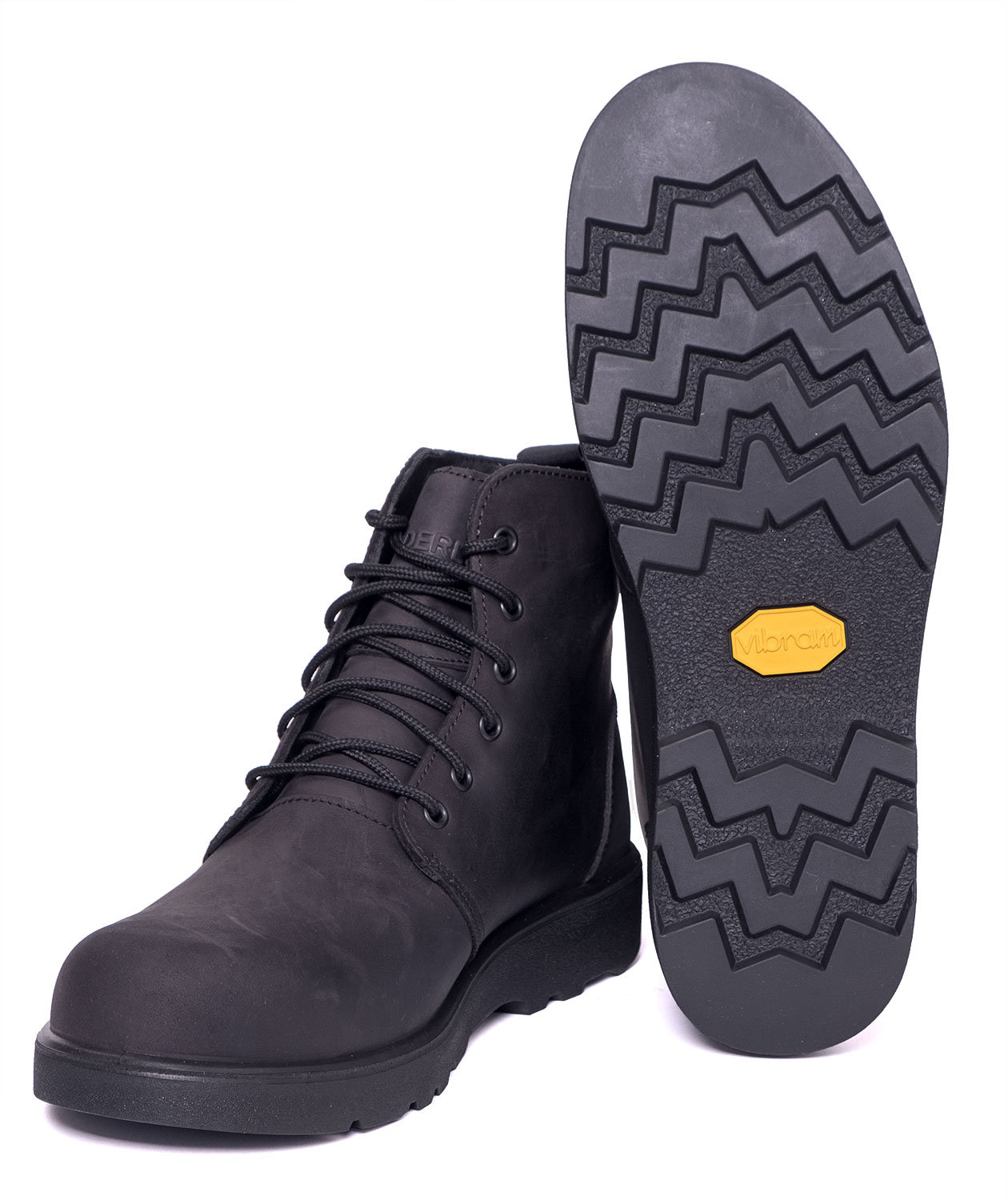 chukka work boots black