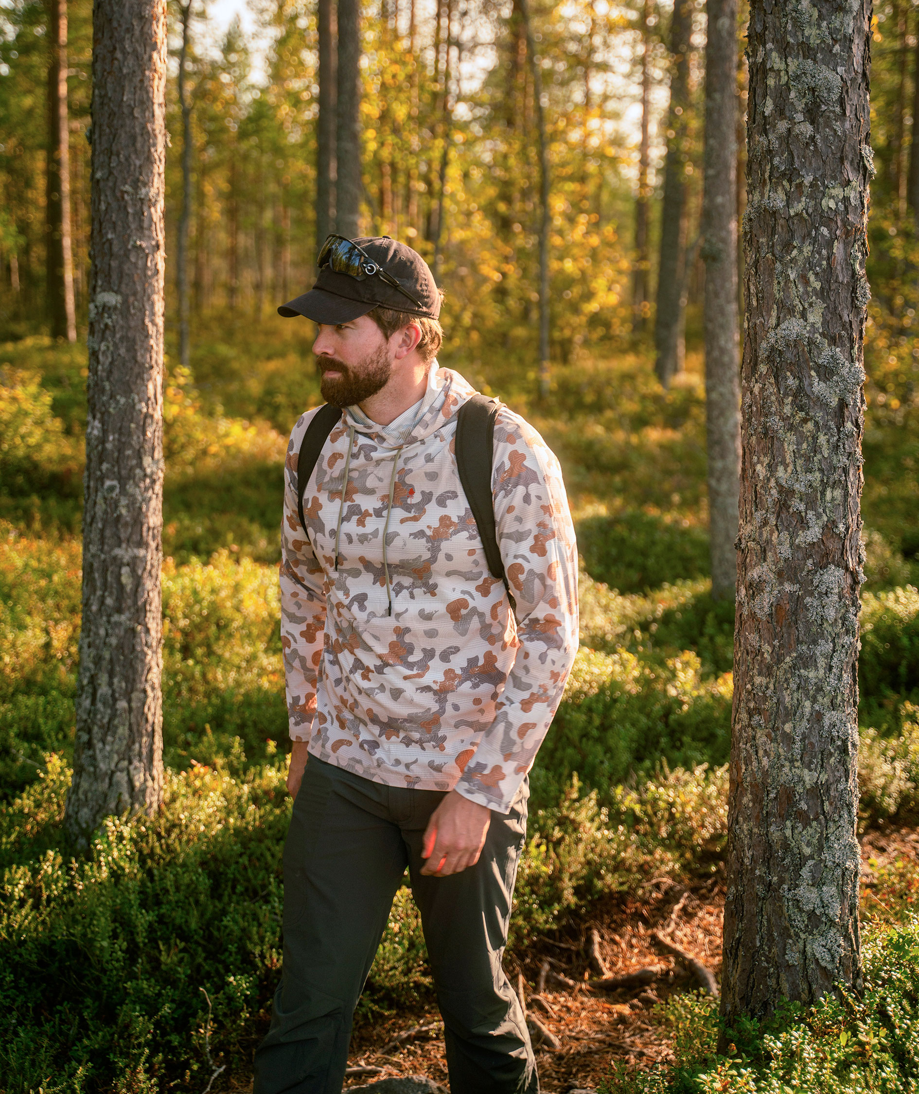 Pinewood Air Vent h&aelig;ttetr&oslash;je, Beige Camou, large image number 1