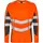 Engel Safety långärmad T-shirt, Varsel orange/Grå, Varsel orange/Grå, swatch