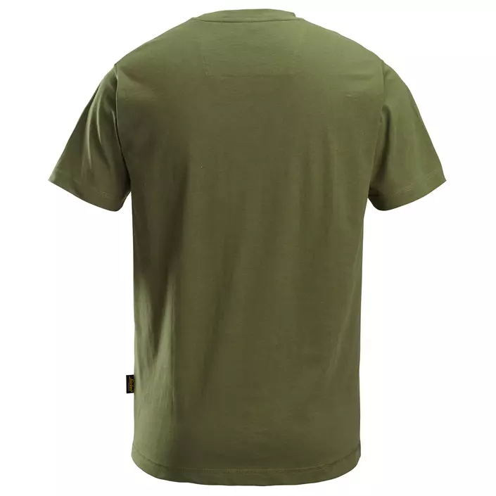 Snickers T-shirt 2502, Kaki grön, large image number 2