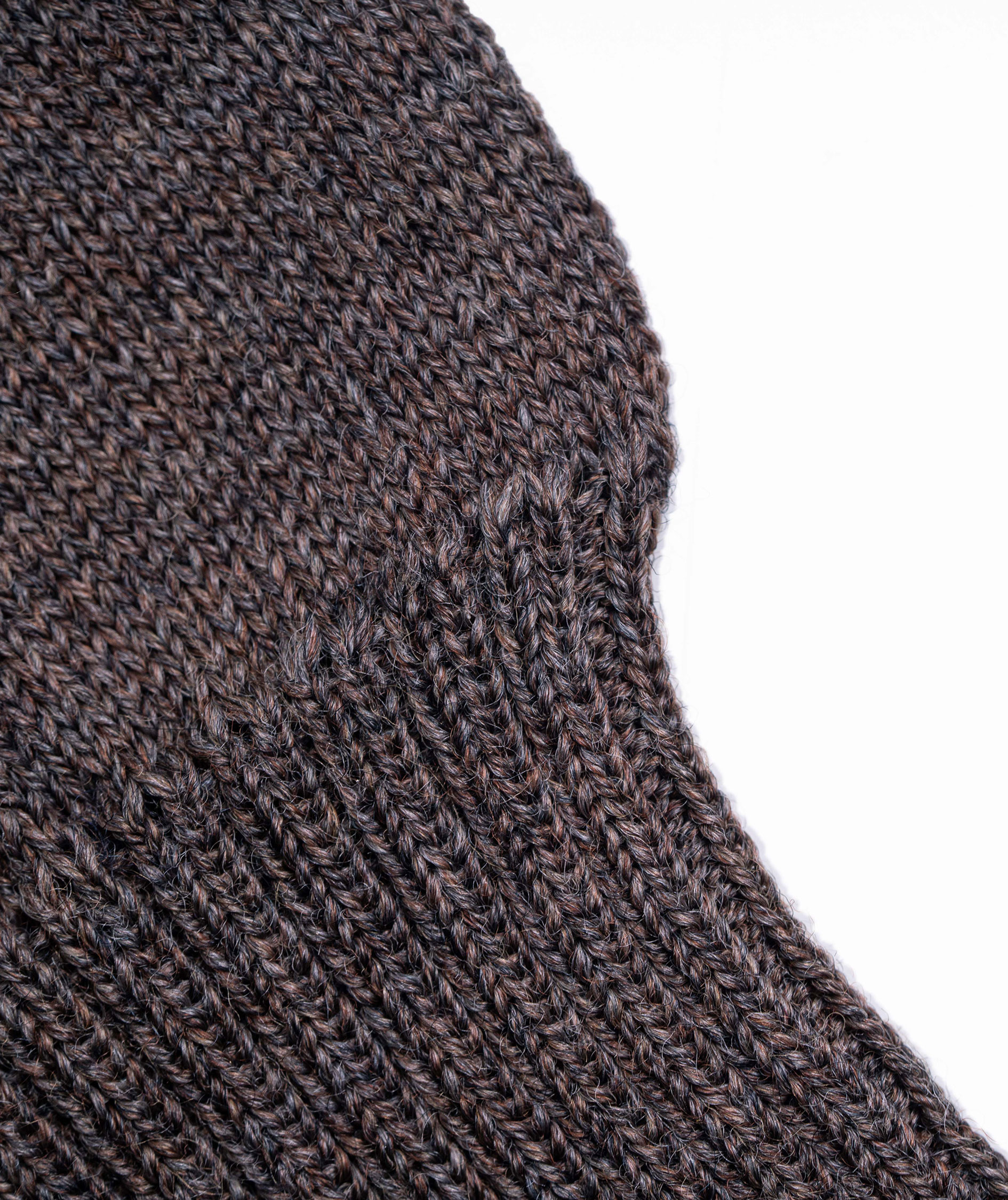 Clipper Milan knitted pullover with zipper, Dark Khaki Melange, large image number 4