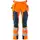 Mascot Accelerate Safe håndverksbukse Full stretch, Hi-Vis Orange/Mørk Petroleum, Hi-Vis Orange/Mørk Petroleum, swatch