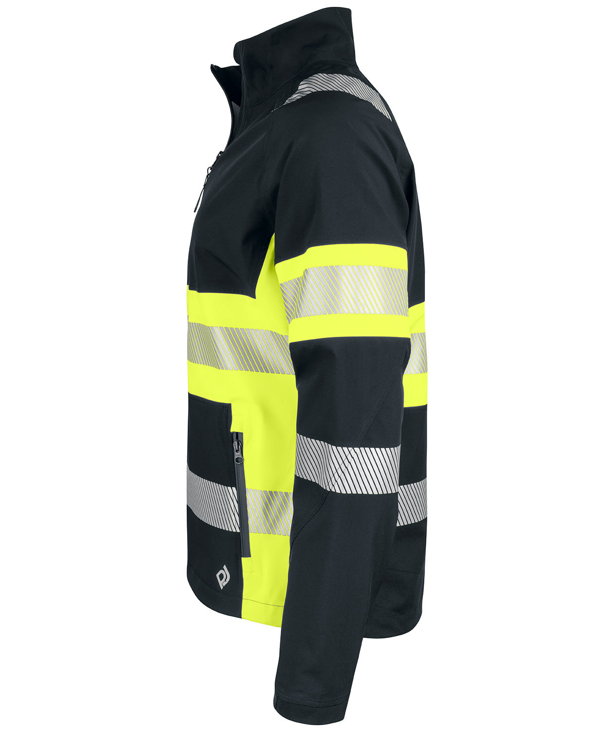 ProJob cardigan 6442, Hi-vis Yellow/Black, large image number 2