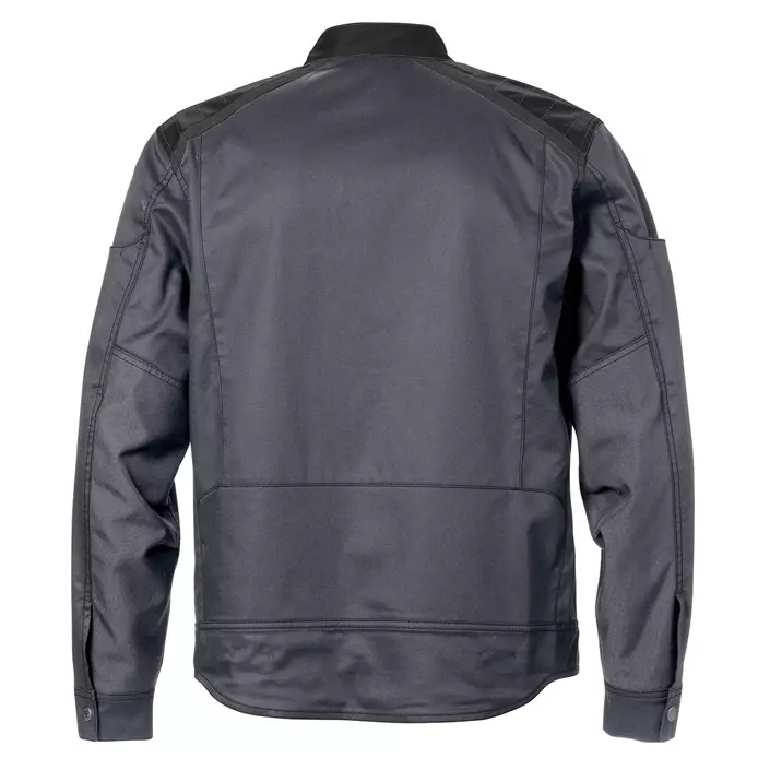 Fristads work jacket 4555, Grey/Black, large image number 1