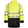 Lyngsøe PU/PVC rain jacket, Hi-vis Yellow/Marine, Hi-vis Yellow/Marine, swatch