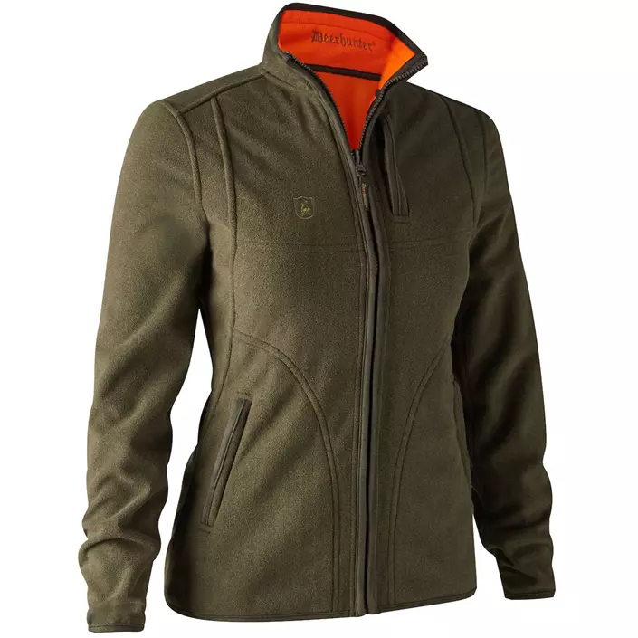Deerhunter Lady Pam women's reversible fleece jacket, Orange, large image number 1