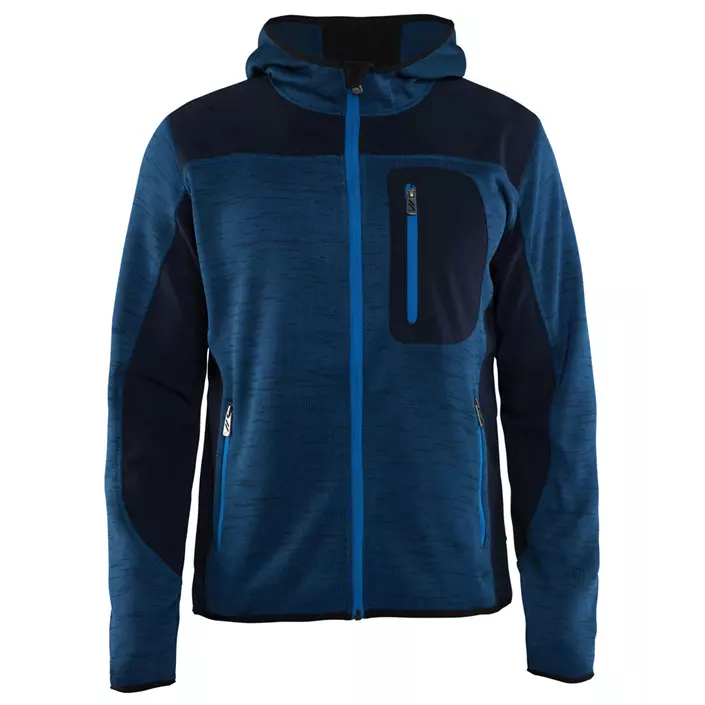Blåkläder knitted softshell jacket X4930, Blue/Marine, large image number 0