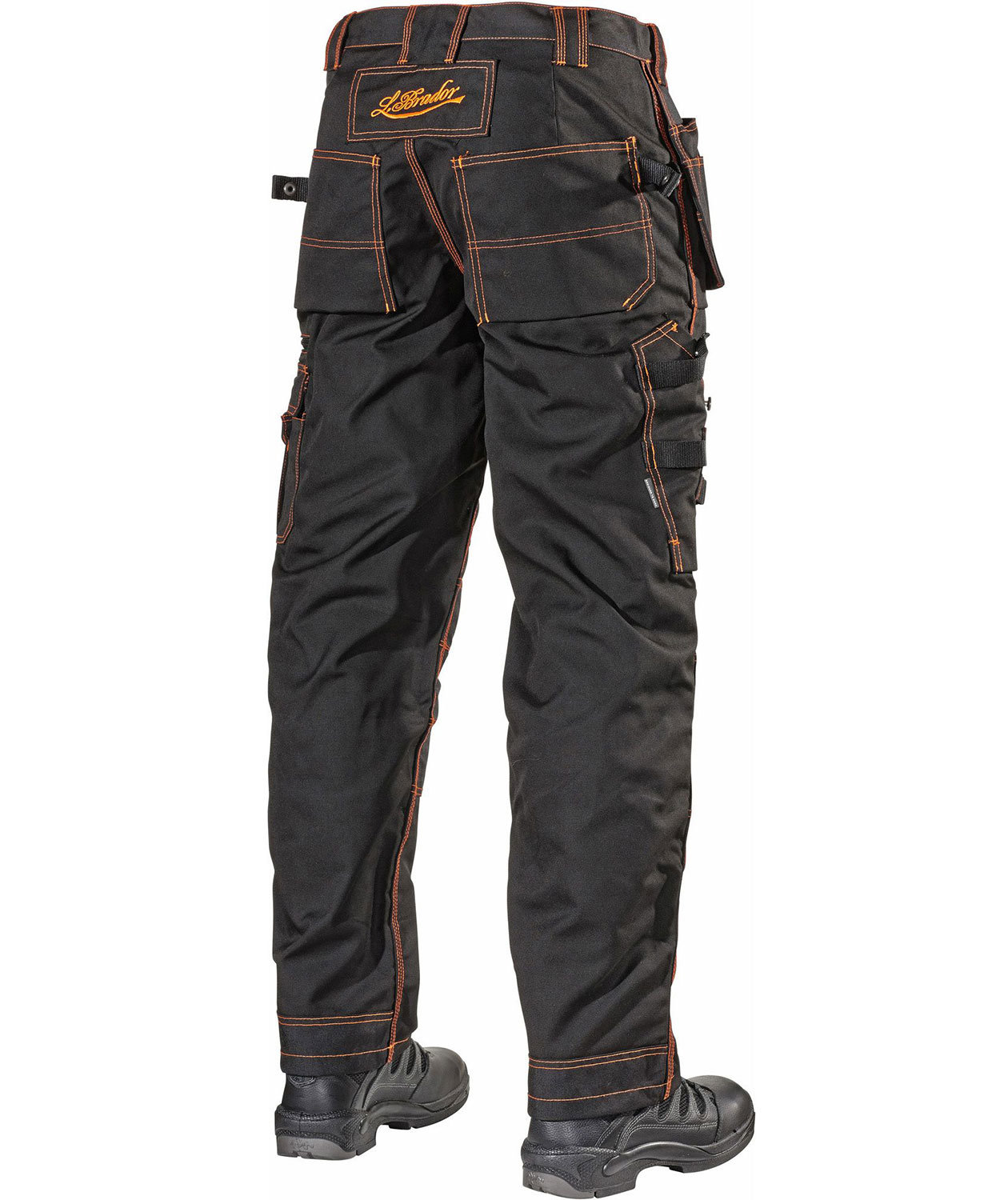 L BRADOR BLACK CARPENTER TROUSERS SIZE L44 W34" L32" 161PB 