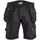 Blåkläder Striker håndværkershorts, Sort/Sort, Sort/Sort, swatch