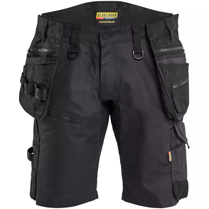 Blåkläder Striker hantverksshorts, Svart/Svart, large image number 0
