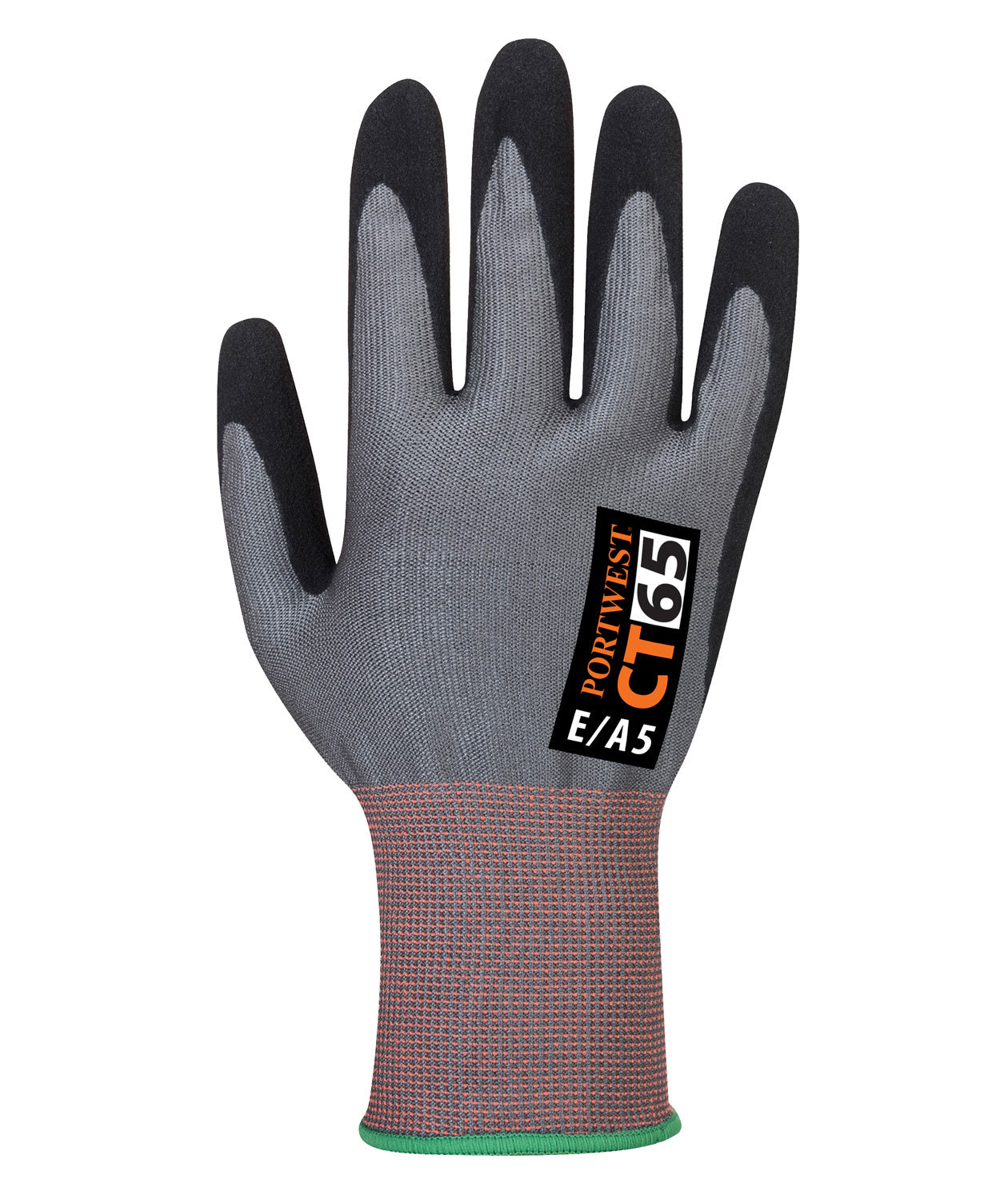 Portwest CT65 cut protection gloves Cut E, Grey/Black, large image number 0