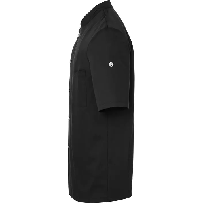 Karlowsky Gustav short-sleeved chef jacket, Black, large image number 4