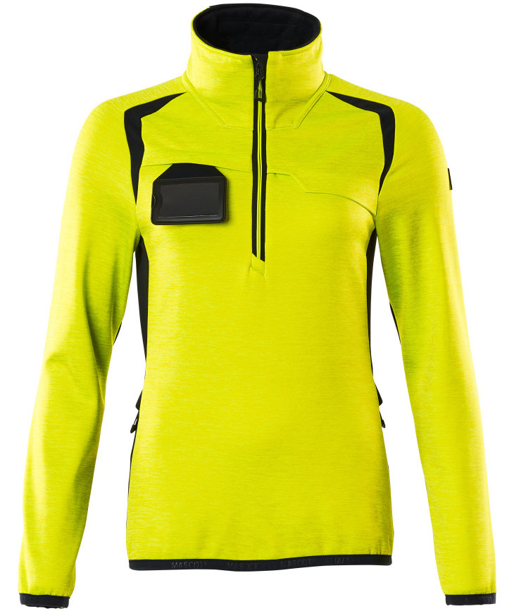 Mascot Accelerate Safe fleecetr&ouml;ja dam, Varsel Gul/Svart, large image number 0