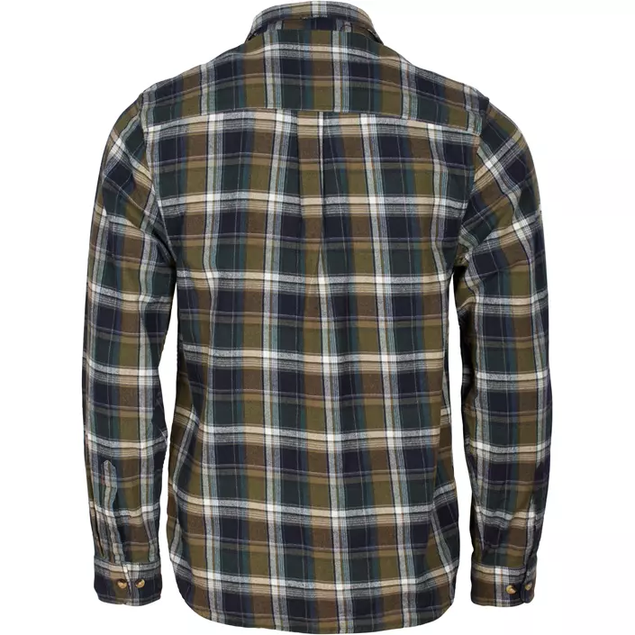 Pinewood Härjedalen regular fit flannel skovmandsskjorte, Green/Navy, large image number 2