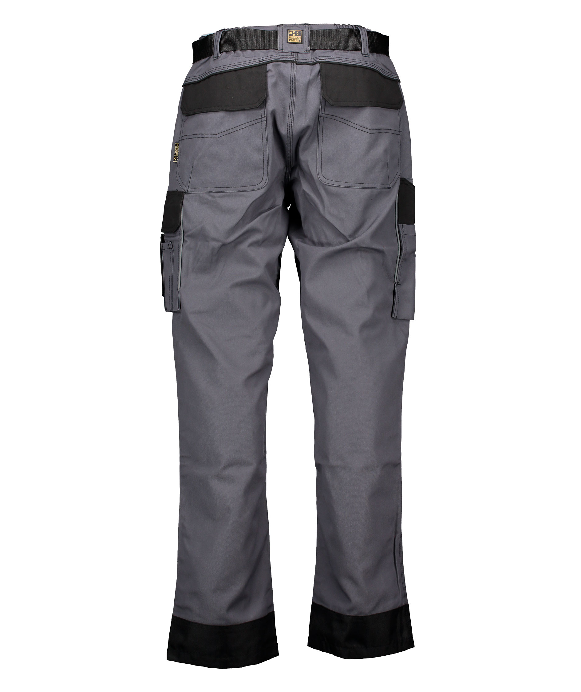 Ocean Thor Arbeits-Bundhose mit G&uuml;rtel, Grau