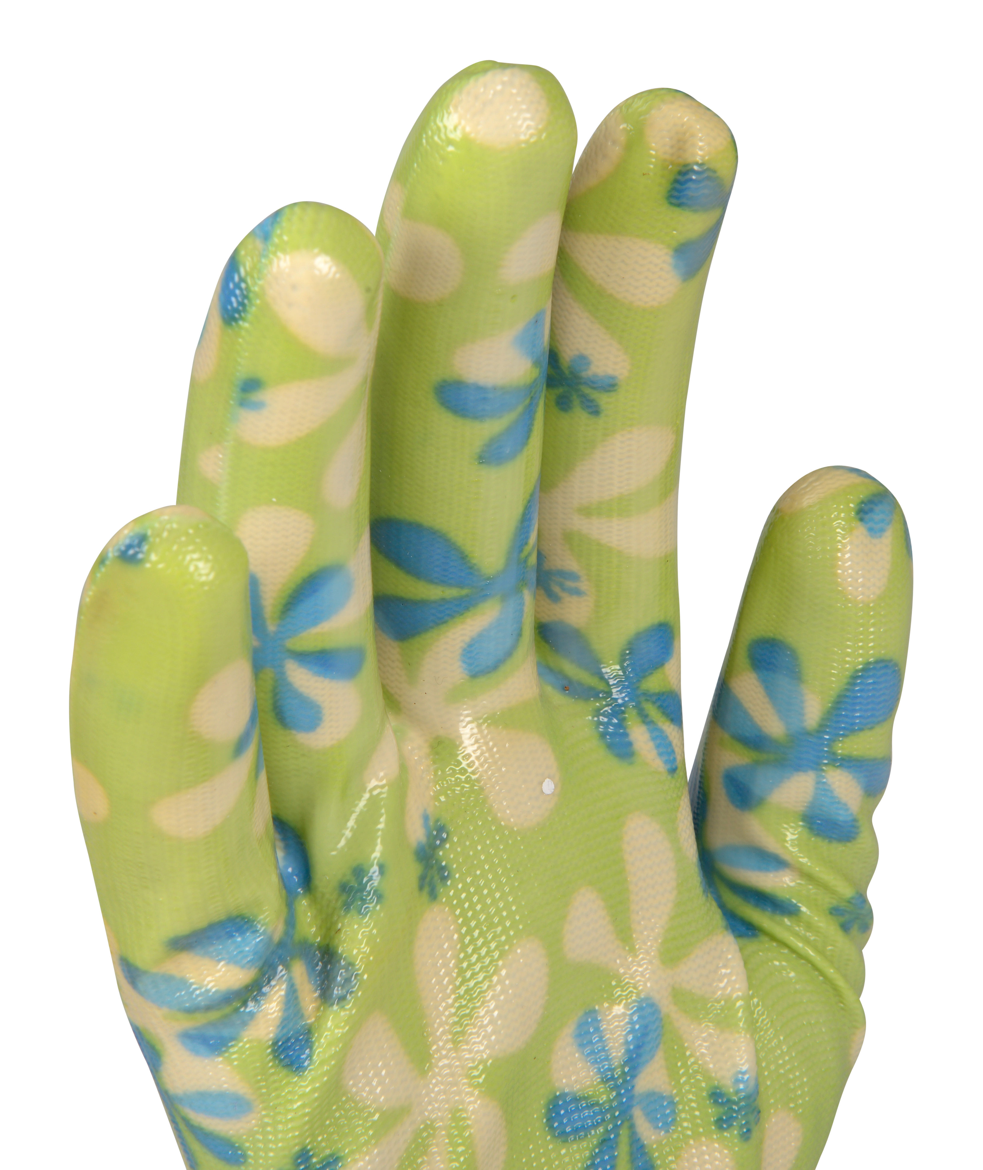 OX-ON Garden Basic 5003 work gloves, Green/Blue, Green/Blue, large image number 4