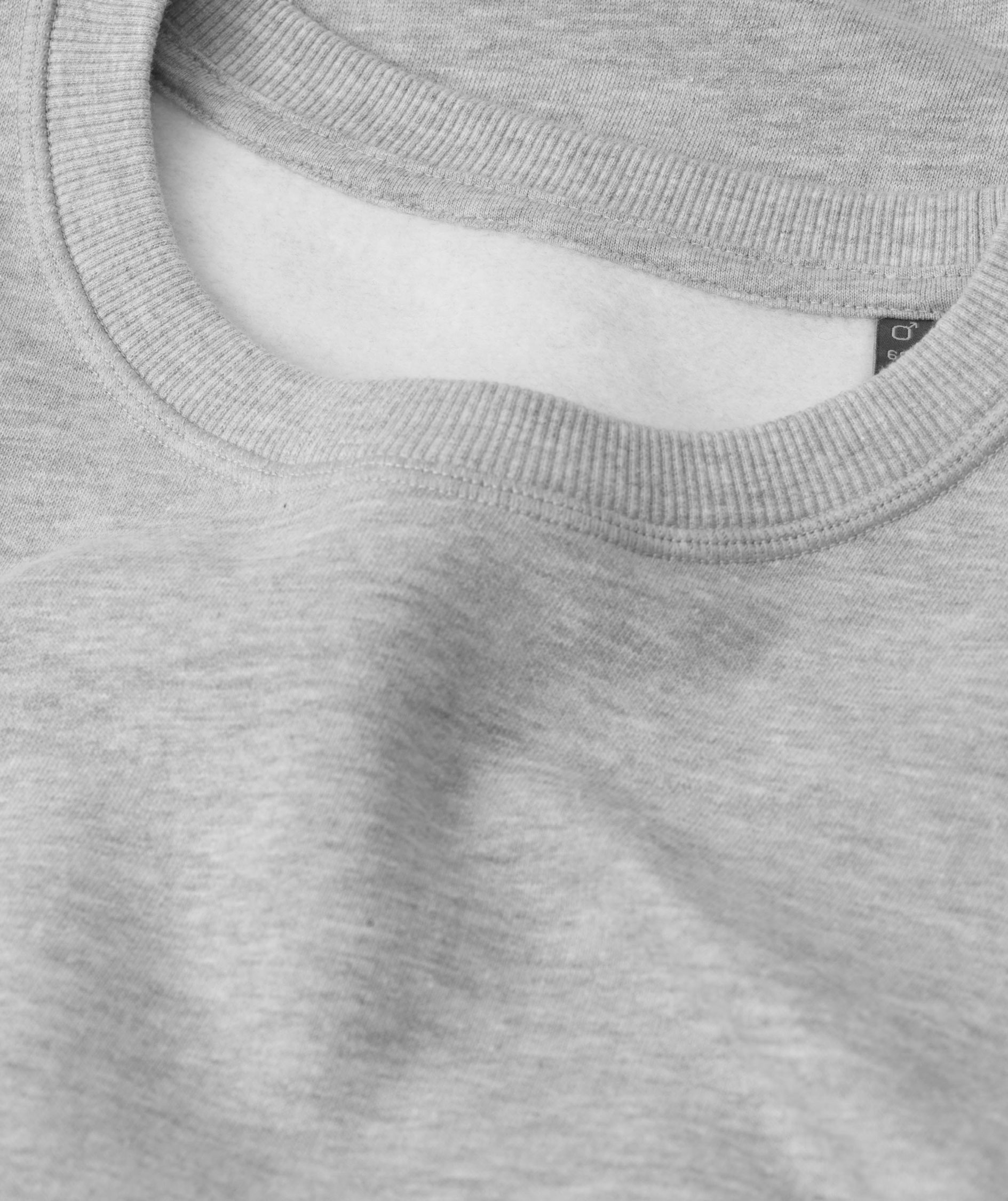 ID organic sweatshirt, Light grey melange, large image number 3